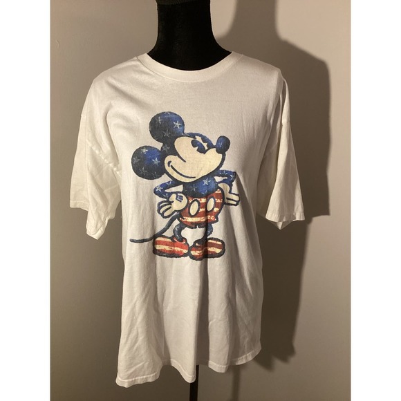 Disney Other - Vintage Disney Store Red White and Blue Mickey T-Shirt